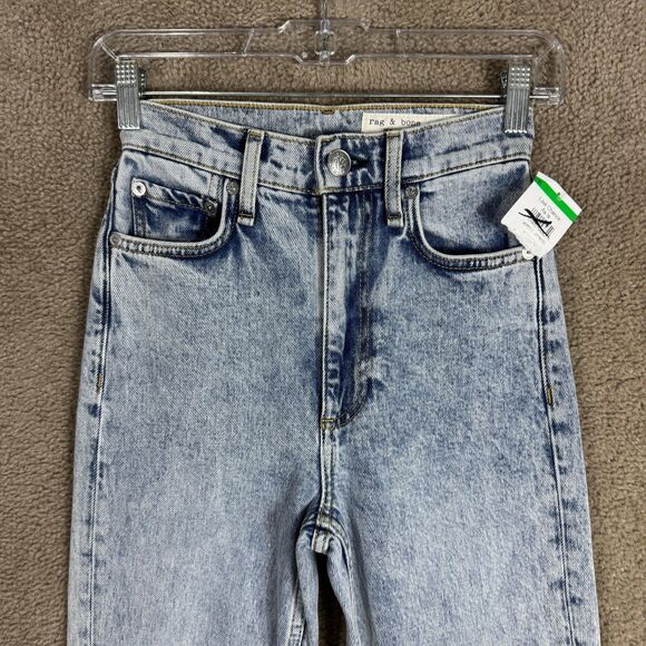 Rag & Bone Jeans Womens 23 Peyton High Rise Bootcut Stretch Slit Hem Denim Pants - Picture 3 of 16
